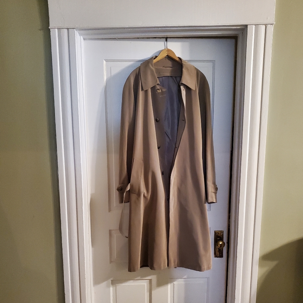 Mens Full Length Overcoat with Liner Pronto Uomo 44r